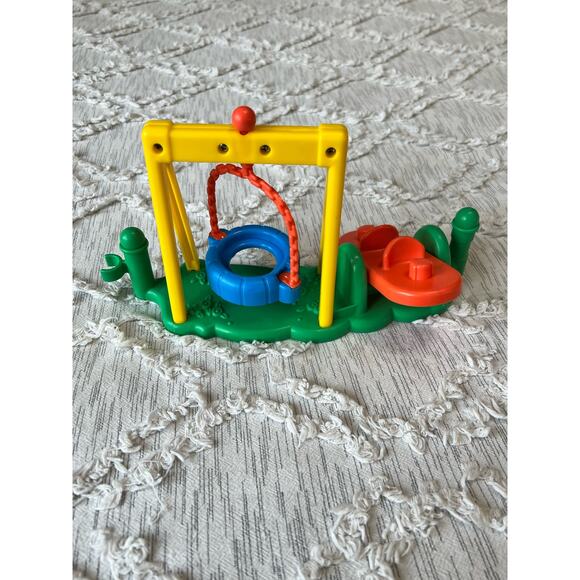 Fisher-Price Little People Tire Swing Teeter-Totter See Saw 2005 - Picture 2 of 6